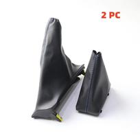 For Ford Falcon FG FG-X 2008-2018 Handbrake Gaiter Boot Cover and Shift Gear Boot Cover 1031916 1029182 Car Accessories Blue Line 2 pc black