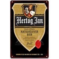 Namų dekoras Lėkštė Retro Alaus Metaliniai Plakatai Skardos ženklas Vintage Hertog Jan Metal Plaque Pub Bar Vyro urvo sienos apdaila 20x30cm 20x30cm（7.8x11.8inch） black