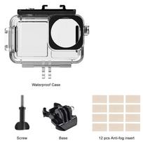 For DJI Osmo Action 5 4 3 Waterproof Case 40M Deep Diving Underwater Housing Shell for DJI Osmo Action 5 4 3 Camera Accessories white