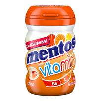 Mentos be cukraus su vitaminais kramtomoji guma, 35 vnt. pakuotė red