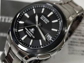 CITIZEN Attesa Watch Black Eco-Drive Radio-Controlled ATD53-2617 Dial, Titanium, Men's black