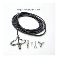 Drain Auger with Attachments Flexible Cleaning Cable Hassle Core for