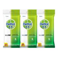 Dettol Moisturizing Sanitizing Wipes (24 Count) yellow