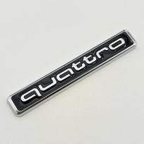 3D Metalinis Logotipas Quattro Lipdukas Automobilio Emblema Ženklelis Audi A1 A2 A3 A4 A5 A6 A7 A8 8P B6 B7 B8 Q2 Q3 Q4 Q5 Q7 TT S3 S5 Priedai
