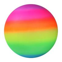 Pripučiamas futbolo kamuolys Pripučiamas futbolo žaislas Paplūdimio vaivorykštiniai kamuoliai Vaivorykštinis futbolas PVC žaislai Rainbow ball