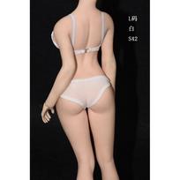 TOYBARJAPAN 1/6 Scale Action Figure Female Body Lace Lingerie Bra and Shorts Pair B White Compatible GS Style TBLeague Body