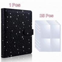 Reusable 25PCS A5 Photocard Album Binder | Loose-leaf Idol Card Storage Organizer | Collectible Photo Card Holder Book