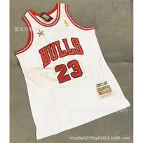 Chicago Bulls NBA Jersey Michael Jordan 23 Finals Edition Cotton Basketball Uniform Men Women Small