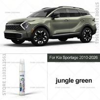 For 2010-2026 Kia Sportage Touch Up Paint Pen Car Scratch Repair Brush Quick Dry Paint Chip Remover white Gray Blue Flame Silver Touchup Paint2 džiunglių žalia spalva