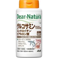 Asahi Dear-Natura gliukozaminas, chondroitinas, hialurono rūgštis 180 kapsulių (30 dienų) Sąnarių/kelio gerinimas Gliukozaminas 1 set