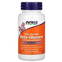 NOW Foods, Beta Glucan, with ImmunEnhancer, Extra Strength, 250 mg, 60 Veggie Capsules
