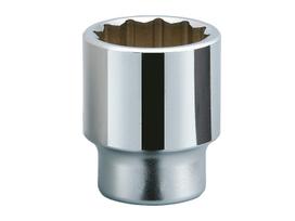 Kyoto raktų galvutė (KTC) 19,0 mm kvadratas, 12 kampų veržliaraktis, 57 mm, B6-57W gray