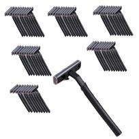 Dwitree Black 2-blade disposable razor, 1 pack, 60 pieces ,Korean razor blade black