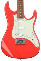 IBANEZ Ibanez Aukščiausia pirmoji elektrinė gitara pradedantiesiems SSS netreniruojamas modelis [Vermilion] AZES31-VM