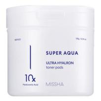 Missha Super Aqua Ultra Hyalon Toner Pads 90 sheets, 1 piece white