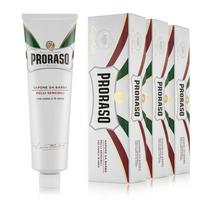Proraso skutimosi muilas Skutimosi muilas Jautriai odai Baltas, 150 ml, 3 vnt. gray