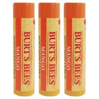 Burt's Bees Moisturizing Lip Balm, Mango, 4.25g, 3 pieces beige