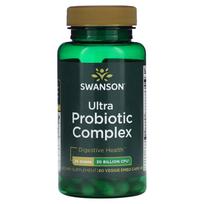 Swanson, Ultra Probiotic Complex, 30 Billion CFU, 60 Embo Caps AP Veggie Capsules