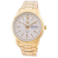 „Seiko 5“ automatinis aukso spalvos ciferblatas SNKP20 SNKP20K1 SNKP20K vyriškas laikrodis auksas