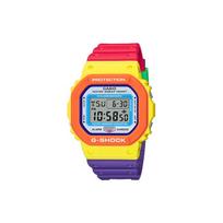 CASIO Vyriškas G-SQUAD serijos laikrodis DW-5610DN-9PR DW-5610DN-9PR Multicolor Dial orange