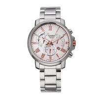 Casio 50M Water Resistant Quartz Movement Stainless Steel Watch White Dial Men watches BEM-506BD-7A White Dial white