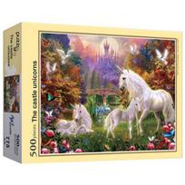 Puzzle Life Dėlionė PL775, 500 vienetų, vienaragis, 500 vienetų dėlionė, vaikų žaidimai, mokomieji žaislai gray