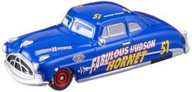 Takara Tomy  Disney Cars Tomica C-8 Doc Hudson (Fabulous Type)  Miniature Car Toy, Unisex, Ages 3 and Up, Boxed, Meets Toy Safety Standards, ST Mark, blue