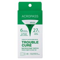 [Acropass] Problemų sprendimo mikroadatinis pleistras (1 vnt. - 6 pleistrai) Trouble Cure (1Unit-6patches) white