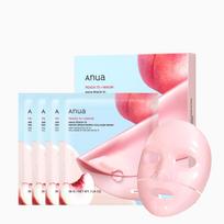 ANUA Peach 70 Niacin Collagen Face Pack (4 sheets) Skin texture glow Dewy Pore care Moisture Hydration Dry Combination mask Sheet Skincare white