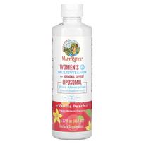 MaryRuth's, Multivitamin for Women Over 40, Multivitamin with Hormones, Vanilla Peach, 15.22 fl oz (450 ml)