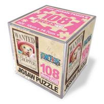 One Piece Mini Cube Jigsaw Puzzle, Korean popular puzzles pink