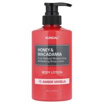 Kundal, Honey & Macadamia, Body Lotion, Amber Vanilla, 500ml (16.9 fl oz) gray