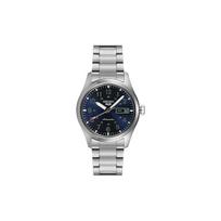 Seiko 5 100m atsparumas vandeniui Mechaninis judėjimas Nerūdijančio plieno dirželis Laikrodis Vyriški laikrodžiai Mėlynas ciferblatas SRPG29K1 SRPG29K1 black