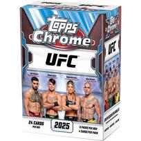 Topps UFC Chrome 2025 vertės paketas black
