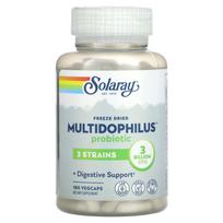 Solaray, freeze-dried Multidophilus probiotic, 3 billion CFU, 180 vegetable capsules