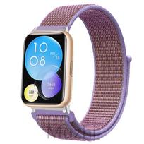 Nailono apyrankė skirta Huawei Watch Fit 2 dirželis išmanusis laikrodis Priedai Keičiama apyrankė Apyrankė Correa Huawei Watch fit2 active For huawei fit 2 gray