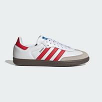 Adidas SAMBA OG Footwear White Sneakers ORIGINALS Unisex IG1025 Footwear White/Better Scarlet/Supplier Color 44