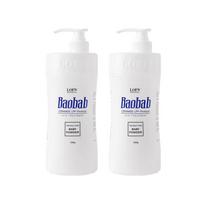 Lopen Baobab kūdikių pudros procedūra 1000ml + Lopen šeimos šampūnas 1000ml, 1 rinkinys white