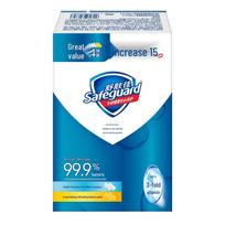 Safeguard Muilas 4 vnt. pakuotė, 100 g Antibakterinis prausimuisi, rankoms ir veidui plauti blue