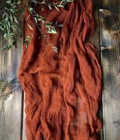 Boho stalo takelis Balinė marlė Klostyta staltiesė Ilga laimingoms Velykoms Vestuvėms Vestuvių Kūdikio Krikštynoms Gimtadieniui Stalo dekoracijos 90x600cm black