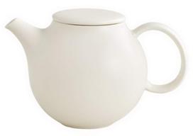 KINTO PEBBLE Teapot 480ml White Gift Present 17140 balta