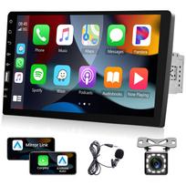 1DIN Carplay Automobilinis Hodozzy 9 colių Automobilinis Stereo Jutiklinis Ekranas Automobilinis Radijas Bluetooth Vienas DIN FM AM Garso Imtuvas su Mirror Link USB Automobilinis Multimedijos Kamera