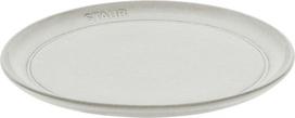 staub 22cm Vidutinė lėkštė Keraminė keramika Mikrobangų krosnelėje saugi Japoniška keraminė lėkštė  Plate Campagne  [Autorizuotas produktas] 40508-027 white