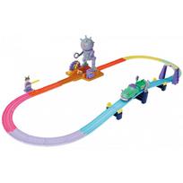 Anpanman Miestelis Įdomus Gashan Dadandan Geležinkelio Rinkinys blue