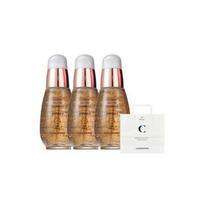 CHARMZONE Goldenseal 24K gryno aukso balinimas + ampulė nuo raukšlių 30 ml x 3 pirkinių maišeliai Chuseok dovana beige