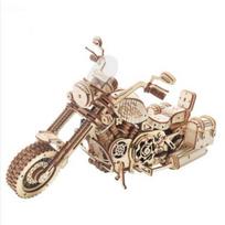 Robotime 3D trimatis galvosūkis ROKR serijos kruizinis motociklas Korėjos 3d galvosūkis beige