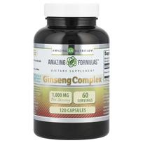Amazing Nutrition, Ženšenio kompleksas, 1000 mg, 120 kapsulių (500 mg vienoje kapsulėje)
