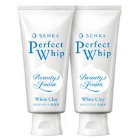 Senka Perfect Whip White Clay valomosios putos, 120g, 2 vnt white