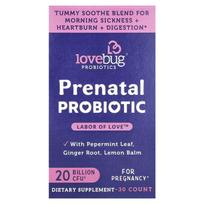 LoveBug Probiotics, probiotic for pregnant women, 20 billion CFU, 30 packs