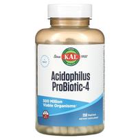 KAL, Acidophilus Probiotic-4, 250 Veggie Capsules